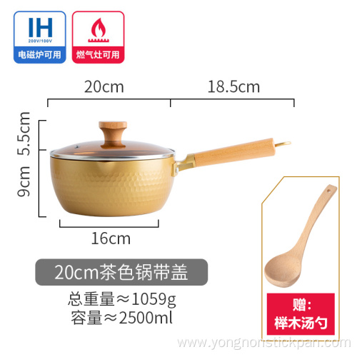 16cm deep wooden handle snow pan